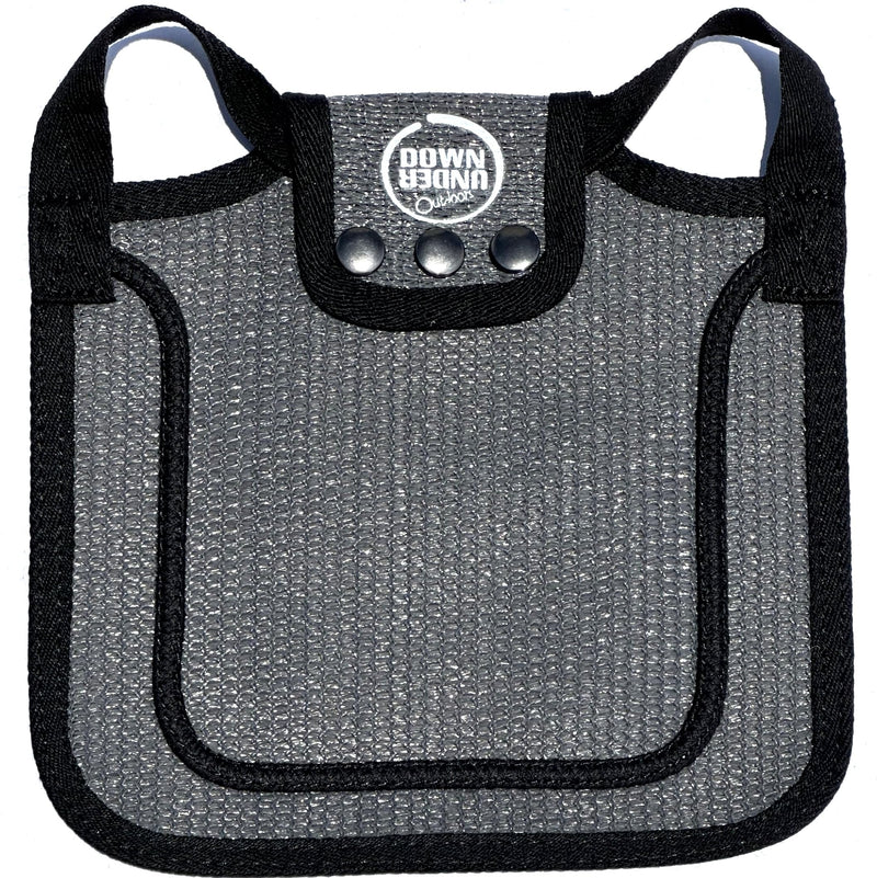DOWN UNDER OUTDOORS Chicken Saddle with Adjustable Straps for Medium and Large Hens, Chicken Apron, Poultry Saver, Pet Supplies, Including Shoulder Cover (Grey Mesh) Grey Mesh - PawsPlanet Australia