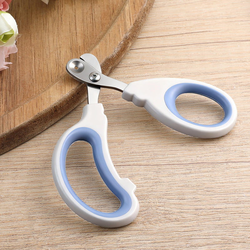 Small Animal Nail Clippers, Stainless Steel Bearded Dragon Nail Clippers, Cat Nail-Clipper, Professional Reptile Grooming Tool with Precise Angled Edge, Claw Trimmer for Birds, Cat, Dog Small Animals