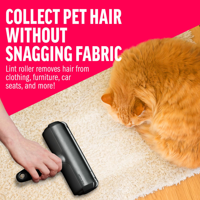 ChomChom Roller Pet Hair Remover and Reusable Lint Roller - Original White, Black Cat and Dog Hair Remover - PawsPlanet Australia