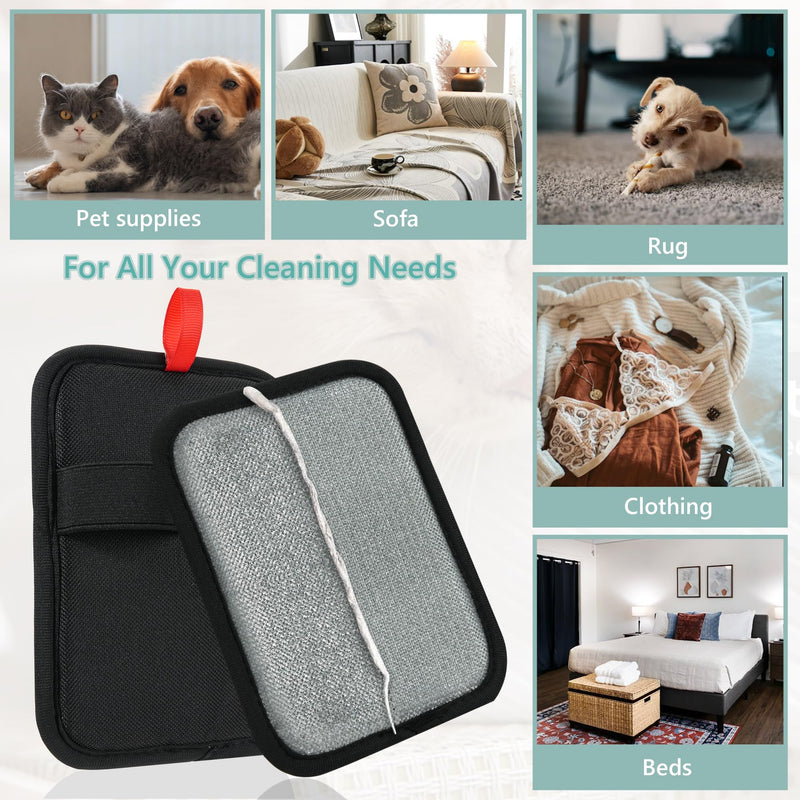 Pet Hair Removal Glove - Reusable Electrostatic Dog/Cat Hair Remover Mitt & Pet Grooming Gloves for Couch, Carpet, Furniture - Upgraded Electrostatic Dog Hair Glove Tool (1 PC) - PawsPlanet Australia