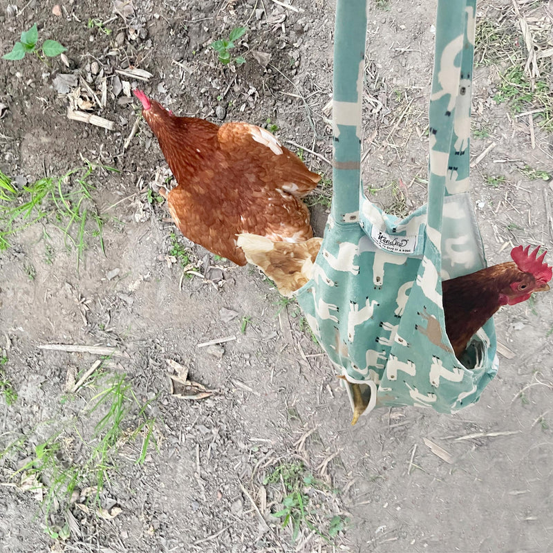 Chicken Holder Bag Poultry Care Handle Shoulder Sling Carrier Tote Accessories for Roosters Hens Ducks Geese Transport Traveling Hiking - 2 Pack - PawsPlanet Australia