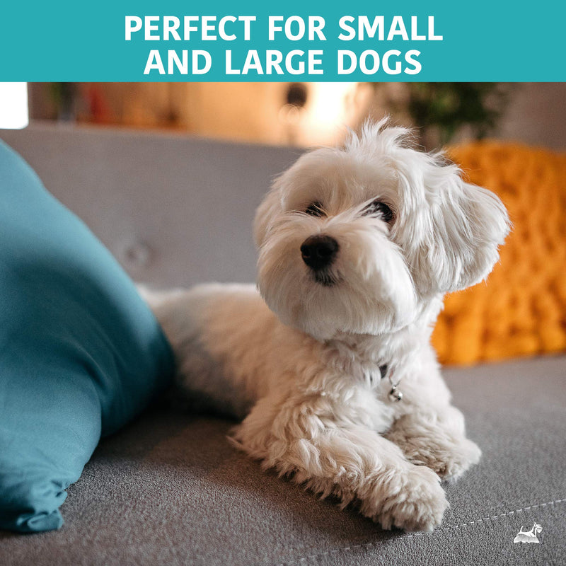 Ergonomic Pivoting Slicker Brush for Medium Dogs - Self Cleaning and Shedding Control for Loose Hair and Mats - PawsPlanet Australia