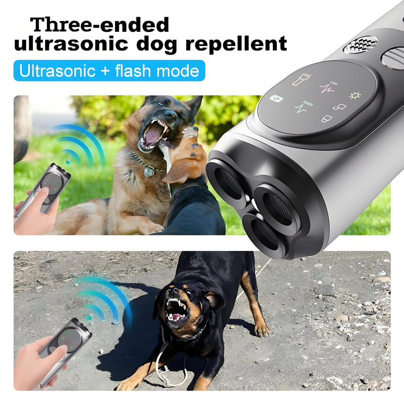 New Bark no More Ultrasonic Pet Training Device,Rechargeable Anti Barking Device for Dogs,Dog Barking Silencer,Without Hurting Your Pet (Dark Grey) - PawsPlanet Australia