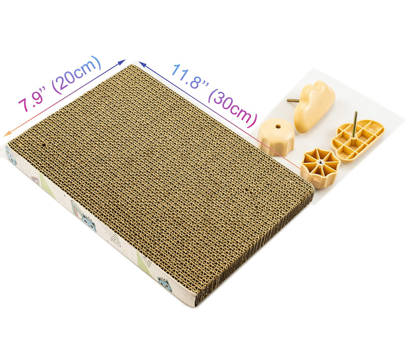 Vertical Cat Scratching Post for Cage, Cage Wall Mounted Cat Scratcher, Cardboard Scratcher 11.8''x7.9''30X20CM - PawsPlanet Australia