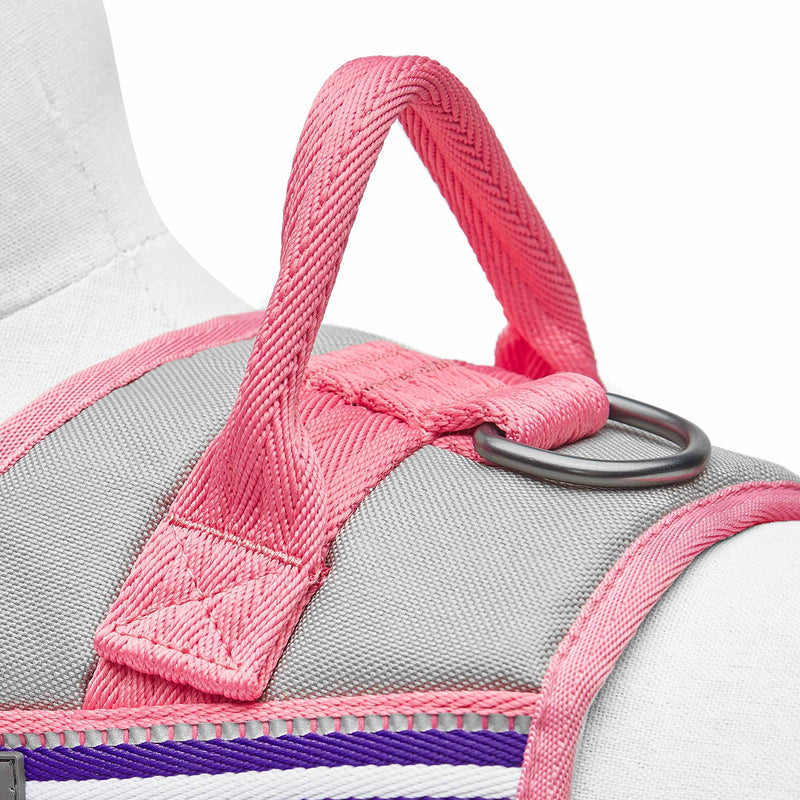 Blueberry Pet Pink Dog Harness - Award Winning Medium Sized No Pull Dog Harness with Handle, Reflective Vest for Safety-Conscious Urban & Outdoor Enthusiasts, 3M Night Visibility Emerald,Orchid and Pink - PawsPlanet Australia