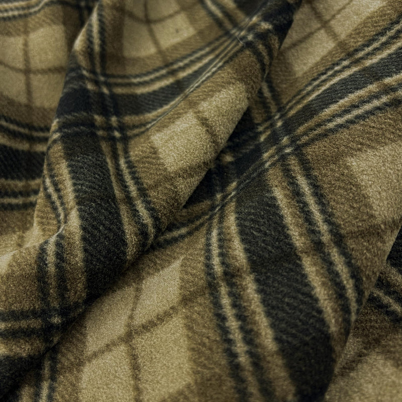 Preston II – The Polar Fleece Throw, Super-Soft Recycled Polar Fleece Dog Blanket Couch Coat Sofa and Car Protecter for Small, Medium, Large Dogs - 40”x 50”, Olive Chesterfield Plaid, One Size - PawsPlanet Australia