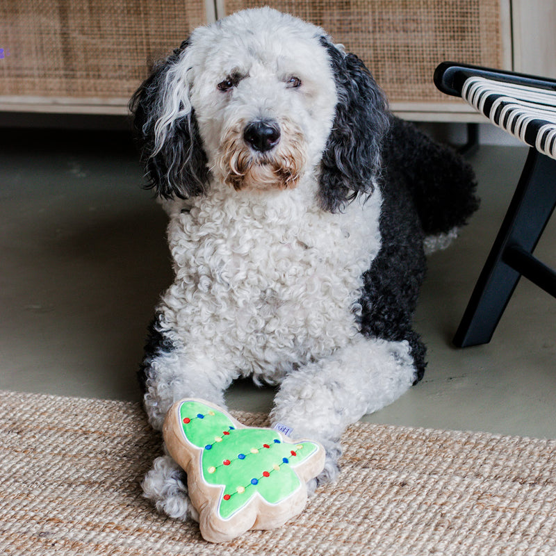 Midlee Christmas Sugar Cookie Plush Dog Toy- Christmas Tree… Large - PawsPlanet Australia