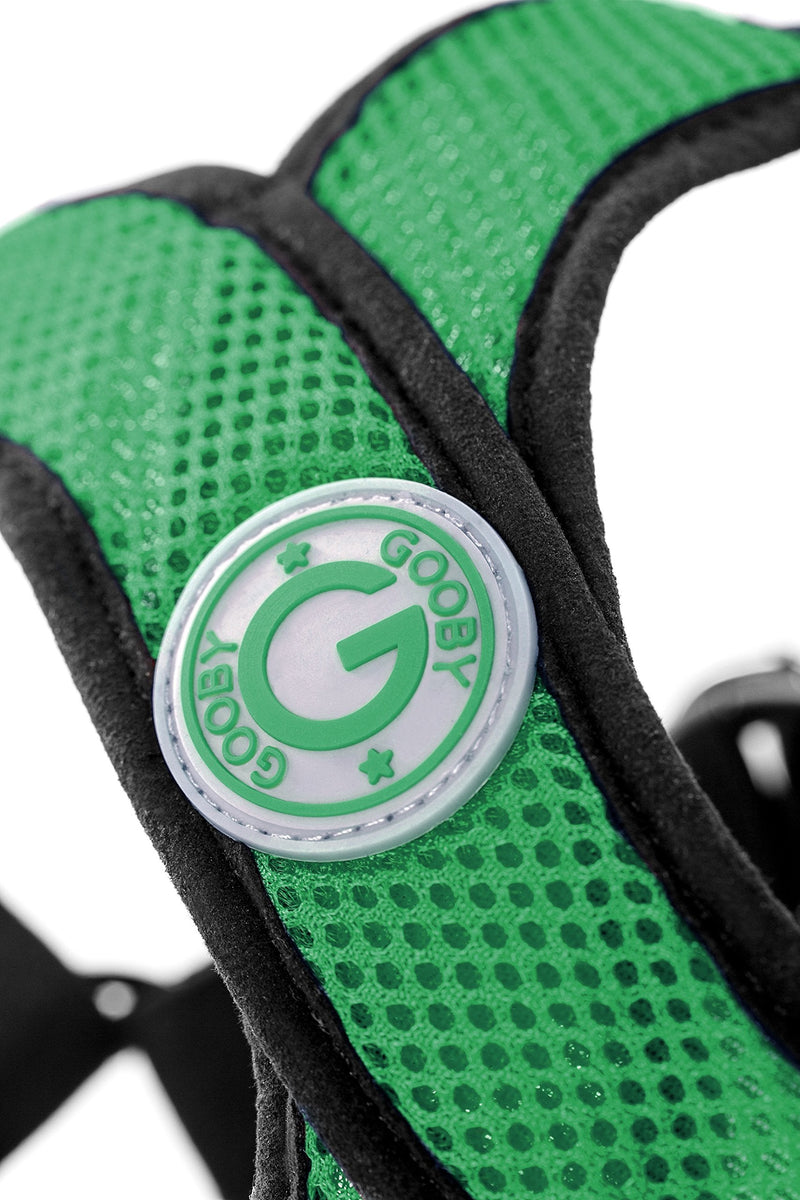 Gooby - X Harness, Small Dog Choke Free Step-in Harness with Synthetic Lambskin Soft Strap, Hunter Green, Large Large chest (17-20") - PawsPlanet Australia