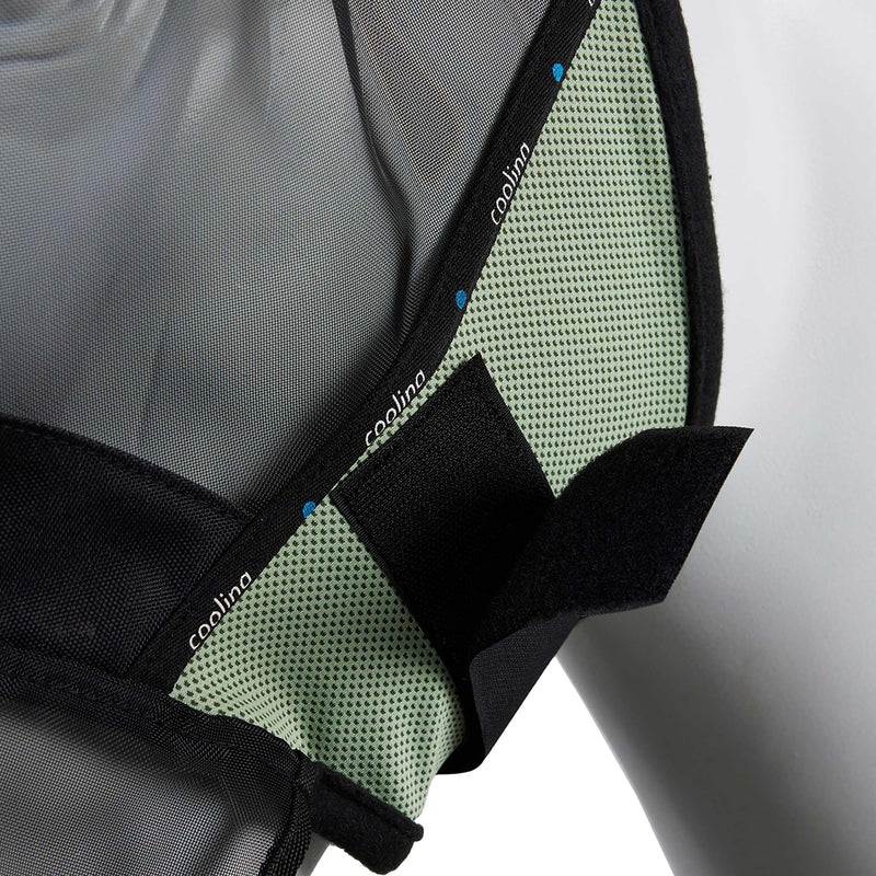 HORZE Cooling Long Nose Fly Mask - Celadon Green - L