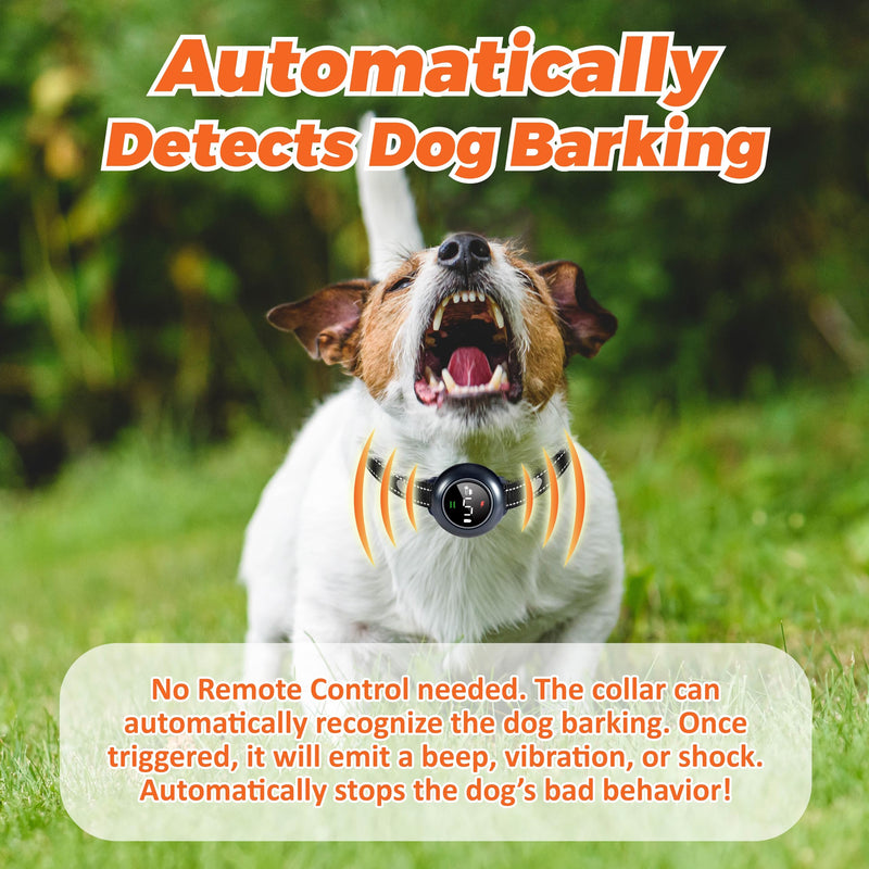 Neoally 2 in 1 Dog Training and Bark Control Collar: Smart Anti Barking Collar with and with No Remote for 5-150 lbs Small Medium Large Dogs. Rechargeable and Waterproof Receiver - PawsPlanet Australia