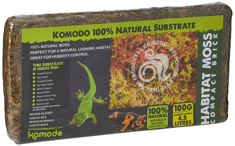 Komodo Habitat Moss Compact Brick, May Vary - PawsPlanet Australia