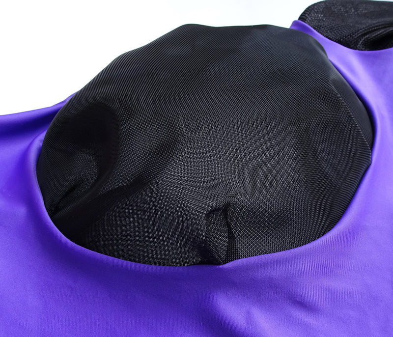LEAFOREST Horse Mesh Fly Mask with Ears, Soft Mesh Mask Anti-UV with Ears Violet, Cob