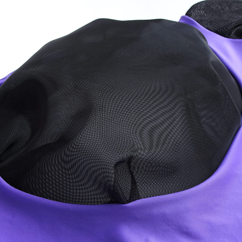 Horse Fly Mask, Fly Masks for Horses with Ears, Super Comfort & Stretchy Fitting Lycra Equine Fly Mask Violet Full Violet(A) - PawsPlanet Australia