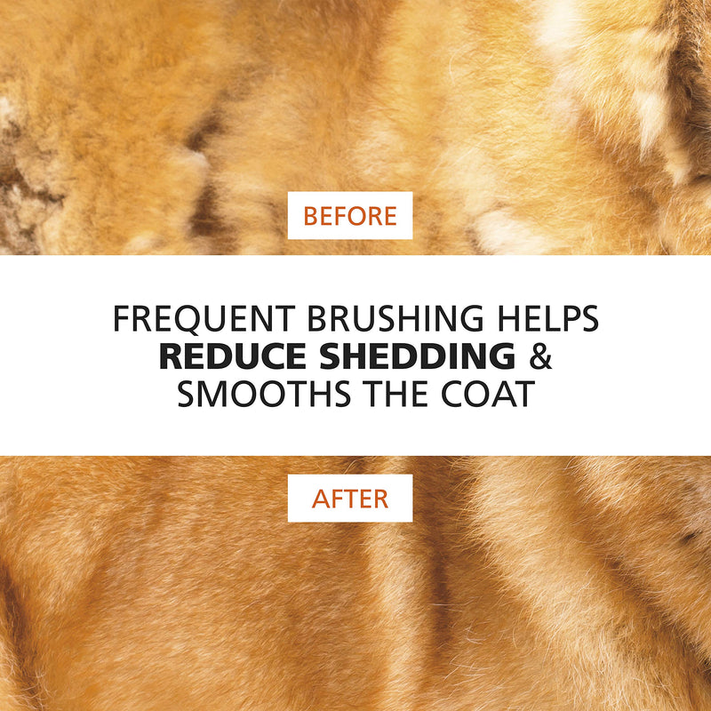 Wahl Premium Patented Dual Level Sensitive Skin Pet Slicker – Ergonomic handle makes Deshedding, Grooming and Brushing Comfortable for you and your Dog or Cat - 858500,Orange/White Large Dual Level Slicker