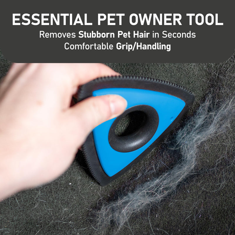 Maxpower Planet Dog Hair Remover, Reusable Fur Remover for Car Carpet, Cleaner Truck Detailing, Easy Use Car Detailing Mini Hair Removal Tool, Pet Removal Tool for Pet Fur Blue - PawsPlanet Australia