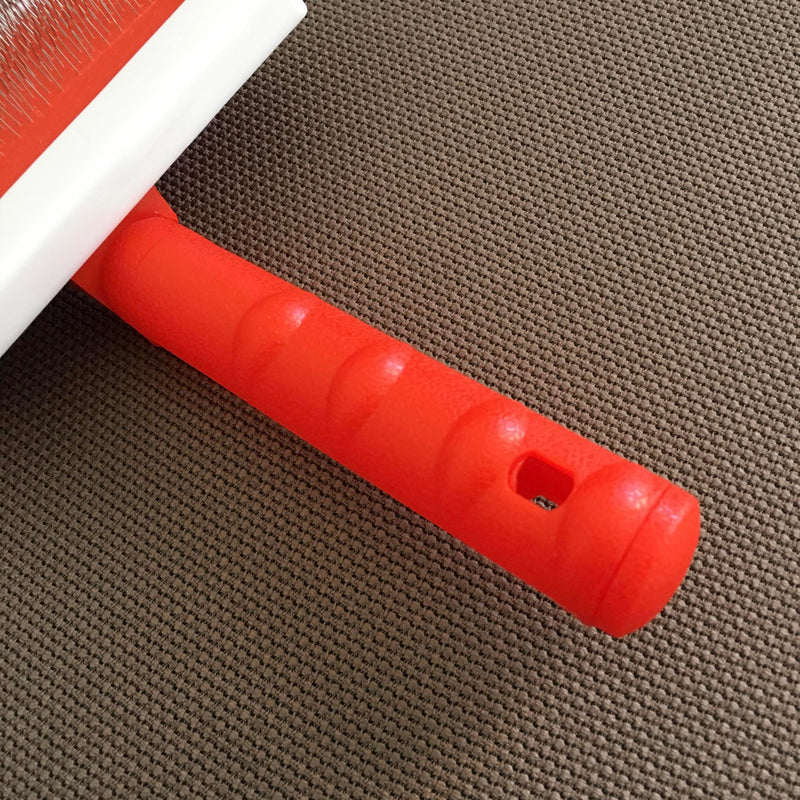 JUSPRO Sheepskin Rug Brush (Red, Large) Red