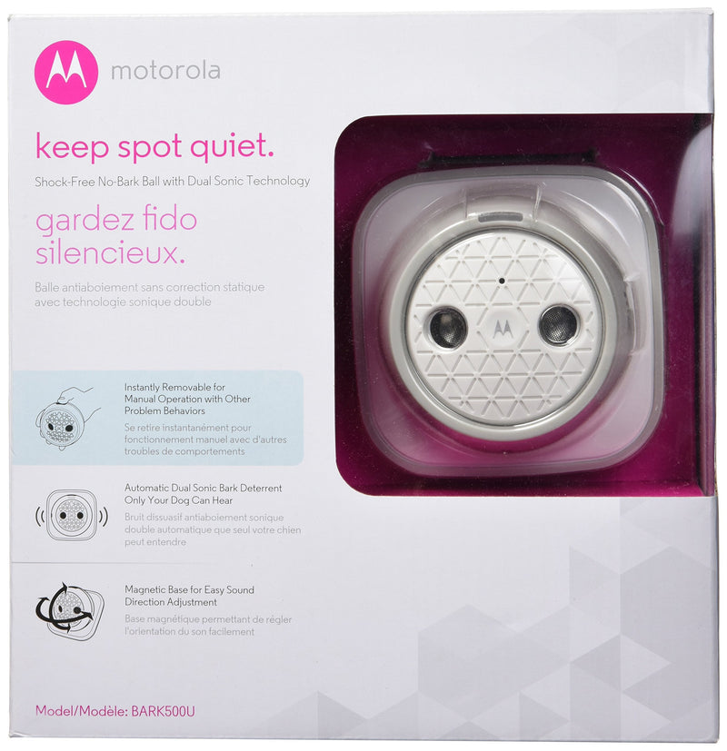 Motorola BARK500U Shock-Free No-Bark Indoor Ultrasonic Bark Deterrent - PawsPlanet Australia