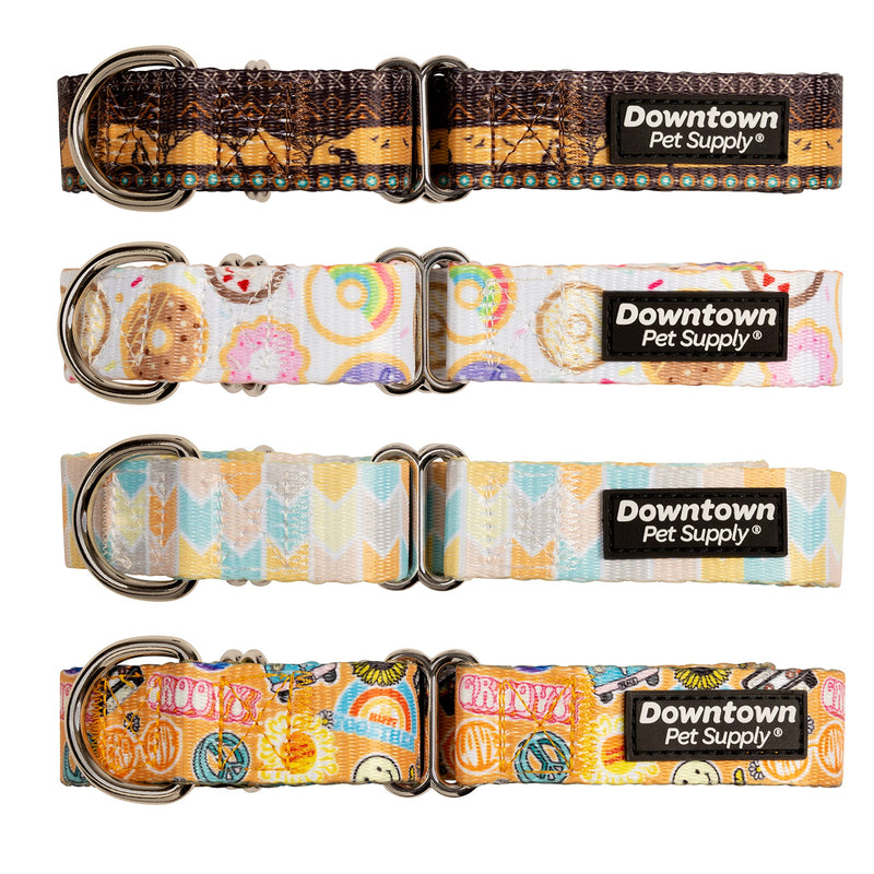 Downtown Pet Supply - Martingale Collar for Dogs - Dog Training Collar - Big, Wide & Thick Dog Collar - Escape-Proof, Weatherproof, Durable and Comfortable - Donut - Medium Dog Collar Medium: 11"-20" - PawsPlanet Australia