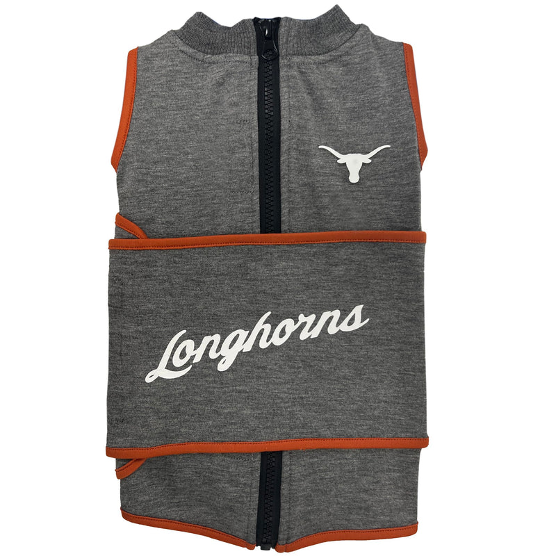 NCAA Texas Longhorns Dog Anxiety Shirt Calming Soothing Vest, for Dogs & Cats with Anxiety, Fears, Fireworks, Loud Noises, Dark, Lonely Keeps Dogs Calm Feeling Safe, Relaxing Jacket, Small