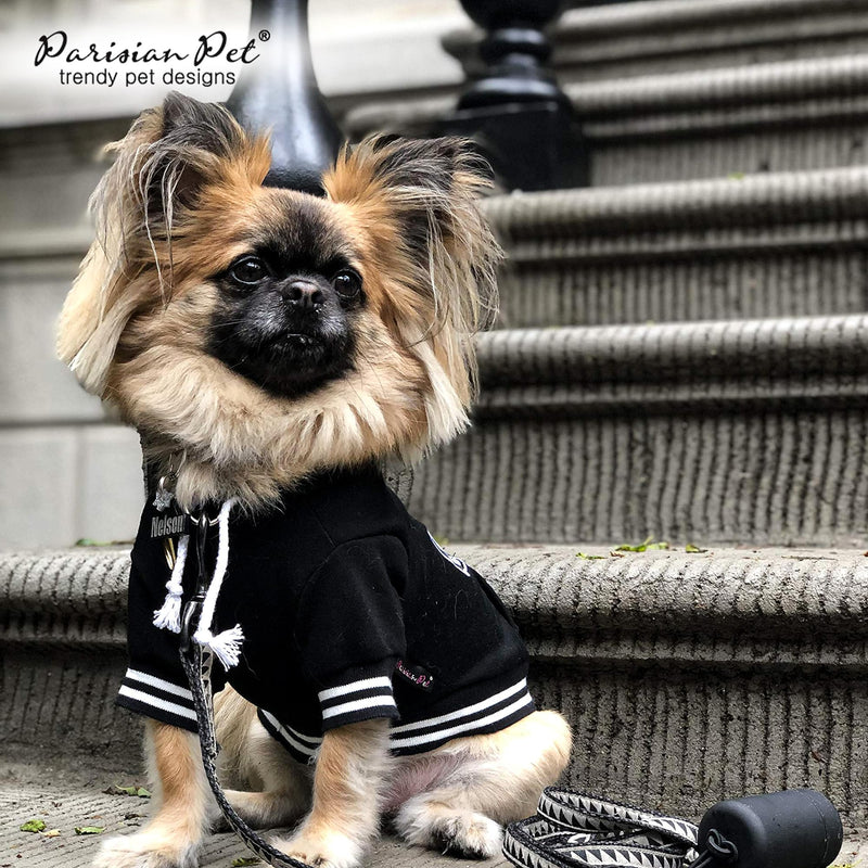 Parisian Pet Basic Dog Hoodie – Lightweight Printed “Bestie“ Dog Sweatshirt – Pullover Hoodies for Dogs with Leash Hole and Pockets – Cotton, Polyester Dog Clothes for Large Dogs - XL Bestie Hoodie - PawsPlanet Australia