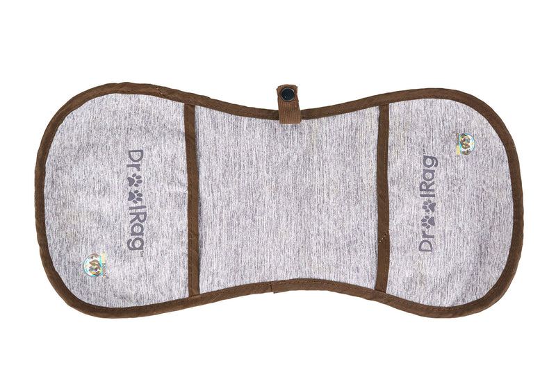 DroolRag Dog Drool Towel (Grey) Grey - PawsPlanet Australia