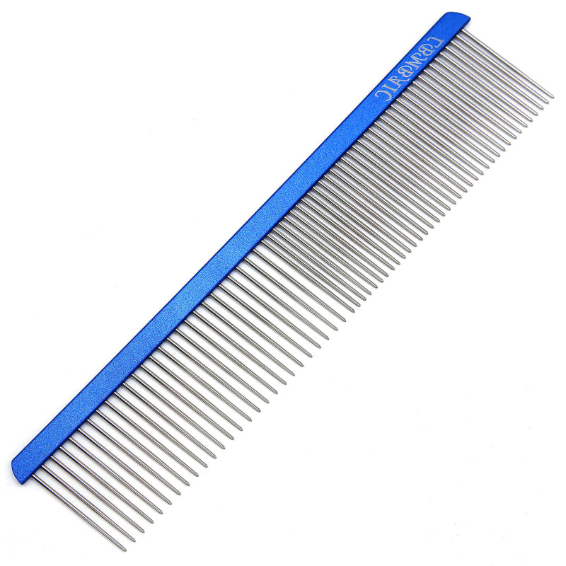 LBMBAIC Doodle Slicker Bursh With 25mm Long Soft Pin for Thick and Long Fur Medium and Large Size Dogs with 7.5INCHES Metal Grooming Comb for Dogs and Cats. - PawsPlanet Australia