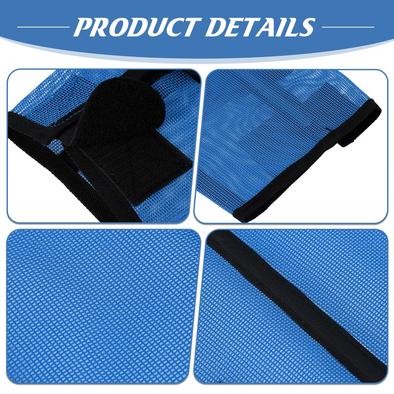 Jexine Set of 8 Mesh Fly Boots for Horse Loose Fitting Non Slip Breathable Horse Fly Leggings Protective Reduces Stress Leg Fatigue Wraps for Preventing Flies Mosquitoes Bite Dark Blue - PawsPlanet Australia