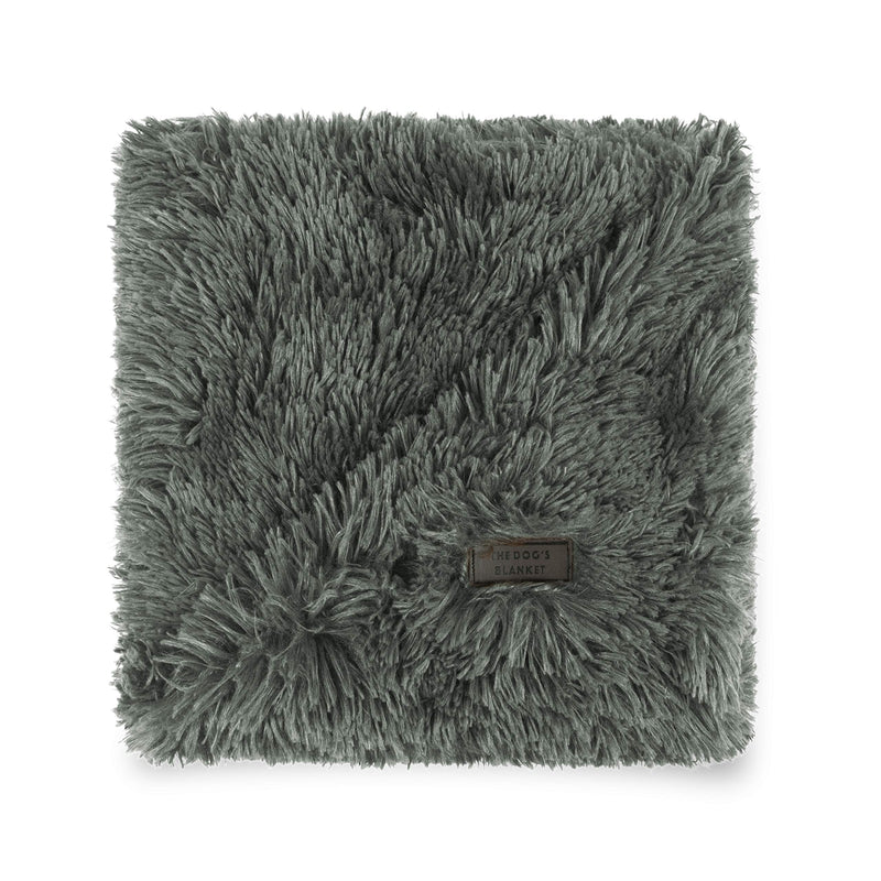The Dog’s Blanket – Faux Fur Dog Blanket, Grey, Large, 28x42 Steel Grey Fur Large Blanket (28x42") - PawsPlanet Australia