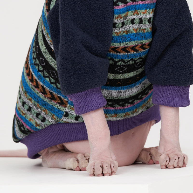 Sphynx Cat Hoodie Sweater, Cat Hoodie,Warm Fleece Sweater for cat, Knit Optic Fleece cat Hoodie Dog Clothes for Kitten Small Medium Dogs (Large) Large - PawsPlanet Australia
