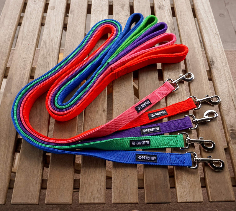 Pawsitive Pet 100% Hemp Leash - We Donate a Leash to a Dog Rescue for Every Leash Sold, 5ft Long (Purple) - PawsPlanet Australia