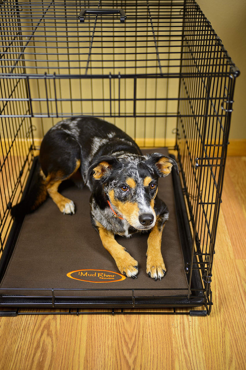 Mud River Crate Cushion Small 26" x 16" x 1" - PawsPlanet Australia