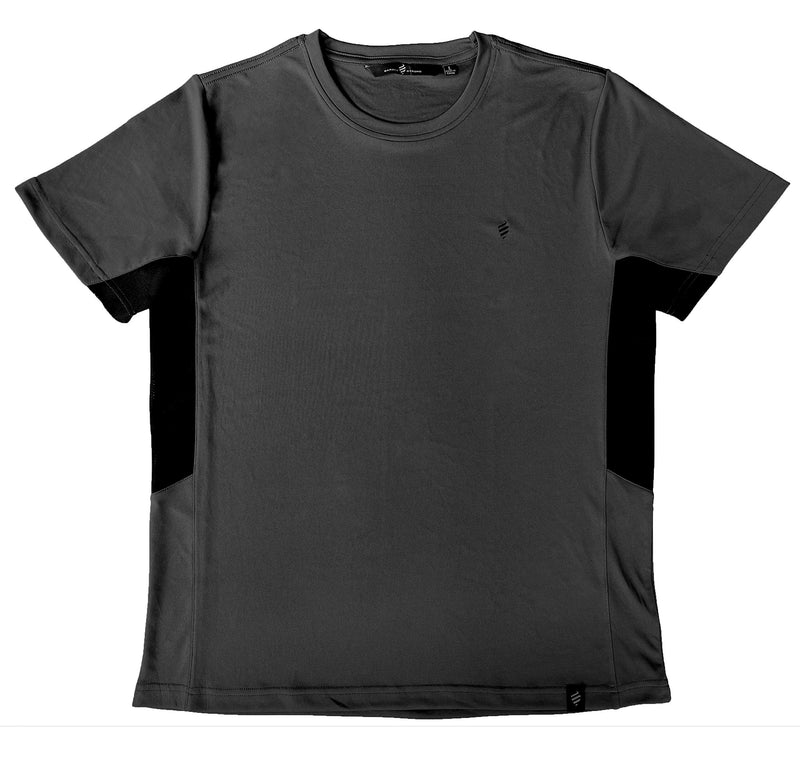 Barber Strong The Barber Tech Tee, Men's Grey, Hair Repellent, Ultra Lightweight T-Shirt with Breathable Vented Side Panels, Moisture-Wicking 4-Way Stretch Fabric, Size 3XL, Great for Pet Grooming Small - PawsPlanet Australia