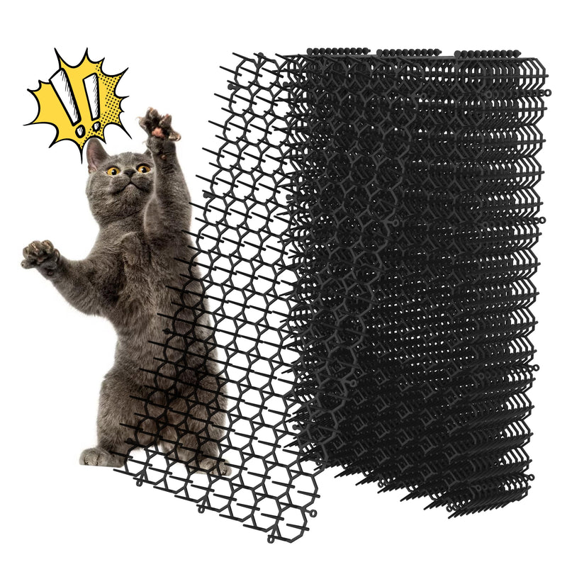 10 Pack 16 x 8 Inch Scat Mat for Cats with Strips Digging Stopper Repellent Spike Mat 10 Pack - PawsPlanet Australia