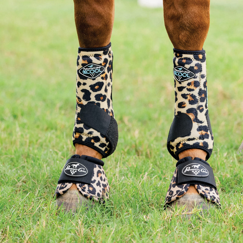Professional`S Choice Limited Edition 2XCool Splint Boots 2 Pack Cheetah Large - PawsPlanet Australia