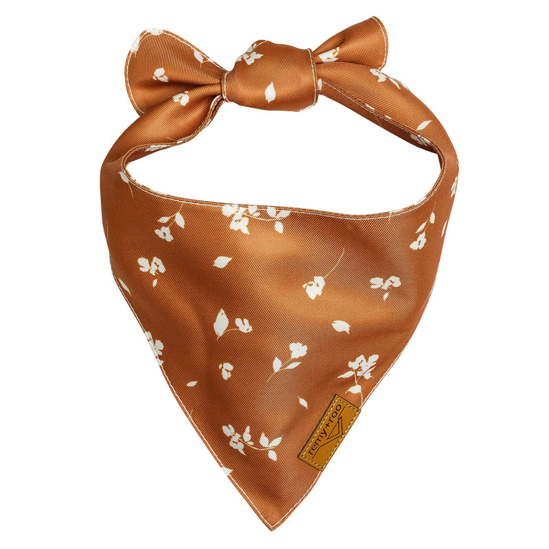 Remy+Roo Large Spring Dog Bandanas - 4 Pack Emily Set | Premium Durable Adjustable Polyester Fabric Dog Scarfs | Patented Shape Girl Dog Bandana, Trendy Patterns, Floral Dog Bandana - PawsPlanet Australia