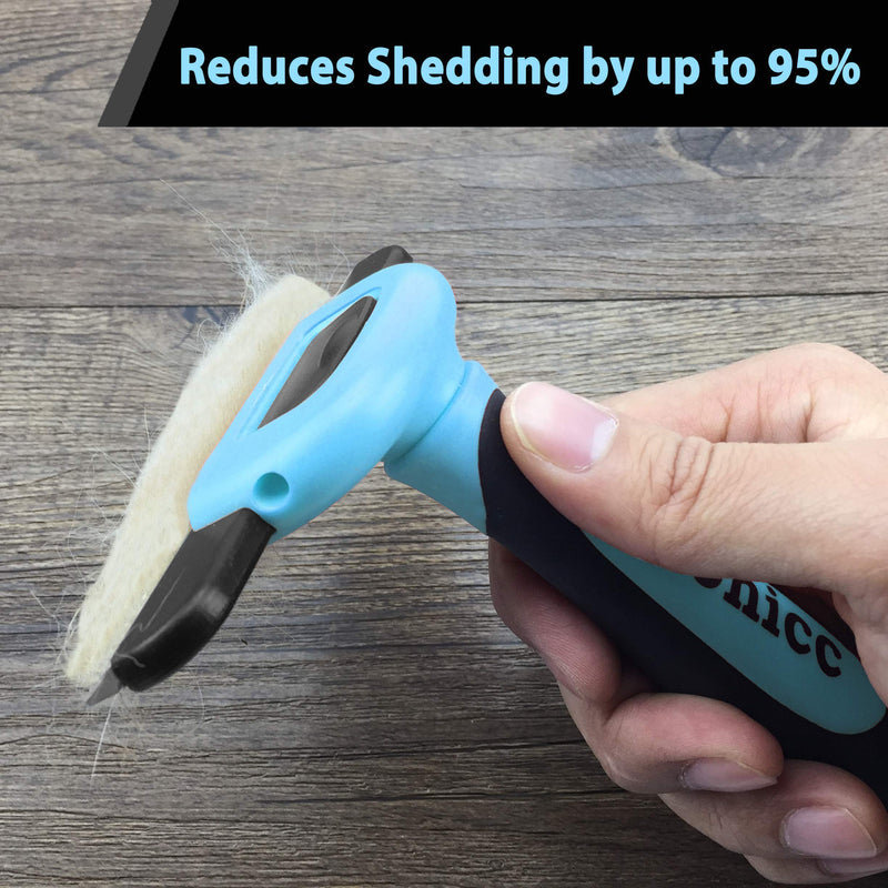 gonicc Dog & Cat Pets Nail Clippers and Grooming Brush. Nail Clippers with Safety Guard to Avoid Overcutting, Free Nail File. Dog Brush Effectively Reduces Shedding by Up to 95%. Professional Groomin - PawsPlanet Australia