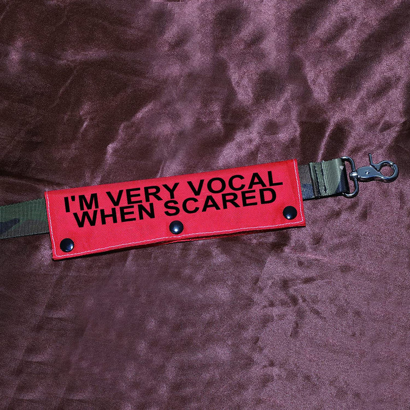 Funny Dog Leash Sleeve I'm Very Vocal When Scared Dog Leash Wrap Sleeve Pet Birthday Gift (I'm Very Vocal-Sleeve) I'm Very Vocal-Sleeve - PawsPlanet Australia
