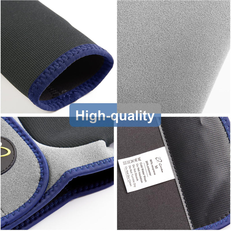 Coodeo Dog Recovery Suit, Cone Collar Alternative, Abrasion Resistant Dog Recovery Sleeve, Washable 2.5mm Thick and Waterproof, Pet Wounds Prevent Licking, Bite, Keep Dry（Grey，L L Grey