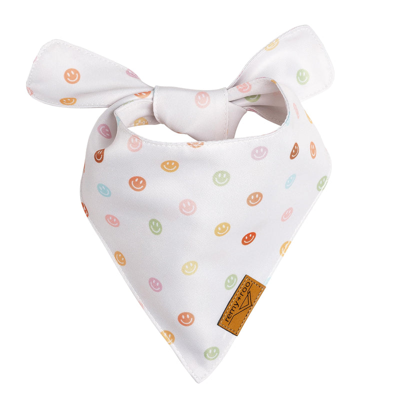 Remy+Roo Extra Large Spring Dog Bandanas - 4 Pack Daisy Set | Premium Durable Adjustable Polyester Fabric | Patented Shape Girl Dog Bandana, Floral Dog Bandana X-Large - PawsPlanet Australia