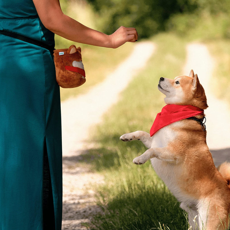 Wildy Dog Treat Pouch, Dog Treat Bag, Easily Carries Pet Toys Kibble Treats, Poop Bag Dispenser, Ideal for Puppy Training, Suitable for Adults and Kids - PawsPlanet Australia