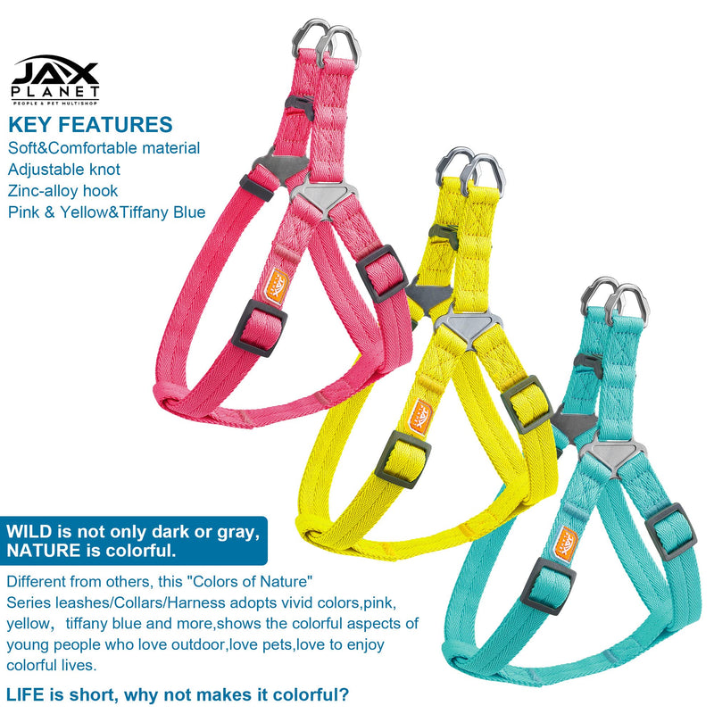 Dog Harness and Leash - Comfortable Leash and Harness for Small, Medium, Large Dogs - Perfect for Training, Includes D-Ring (S)HRN:Chest13.4~22.1/Neck12.2~20.5/LSH: 3.94 ft Harness+Leash:TiffanyBlue - PawsPlanet Australia