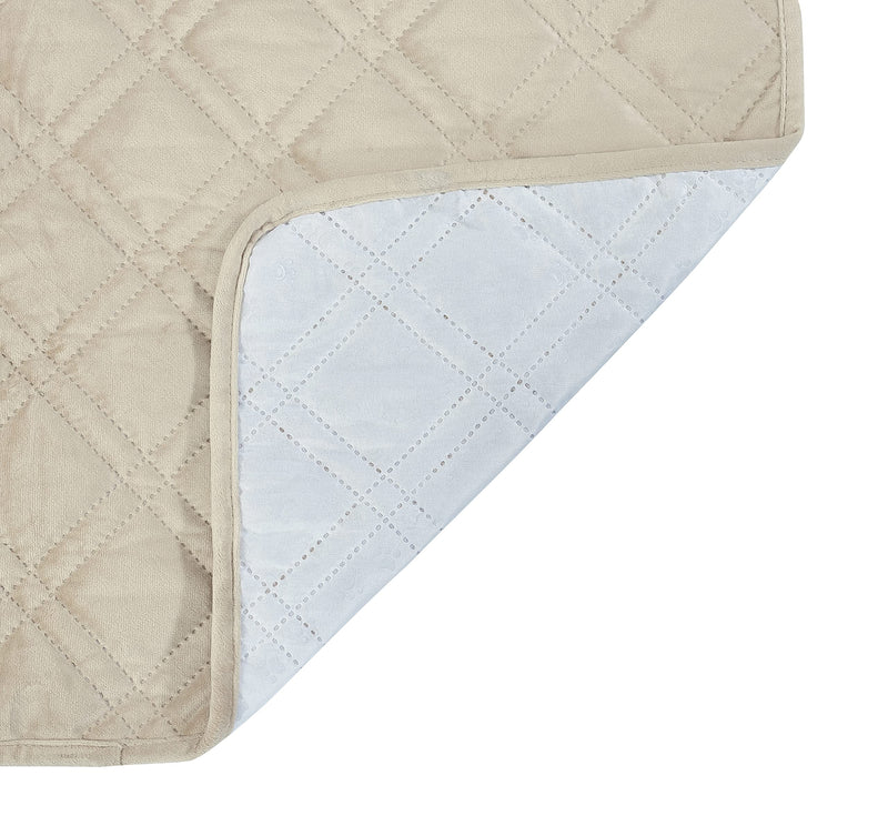 Brilliant Sunshine Premium Calming Dog Bed Mat, Silky Velvet, Removable Washable Cover, Cushion Protector and Couch Covers for Dogs, Pets, Cats, Small, Beige Natural - PawsPlanet Australia