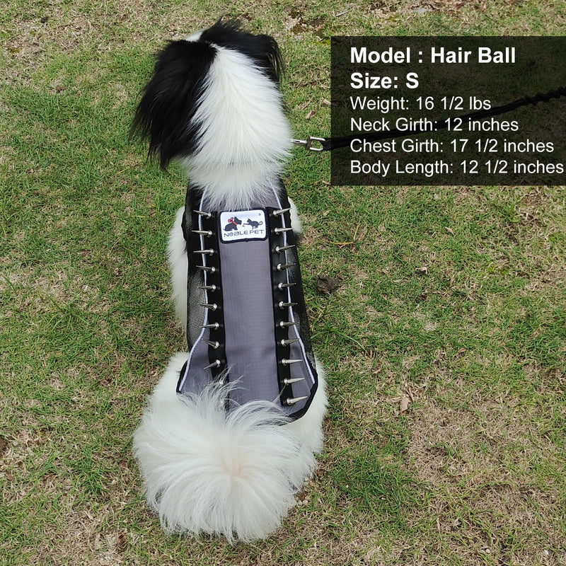 Spike Mesh Dog Harness Summer Reflective Jacket Waterproof Coat Cool Vest for Small Medium Large Dogs Gray Small - PawsPlanet Australia