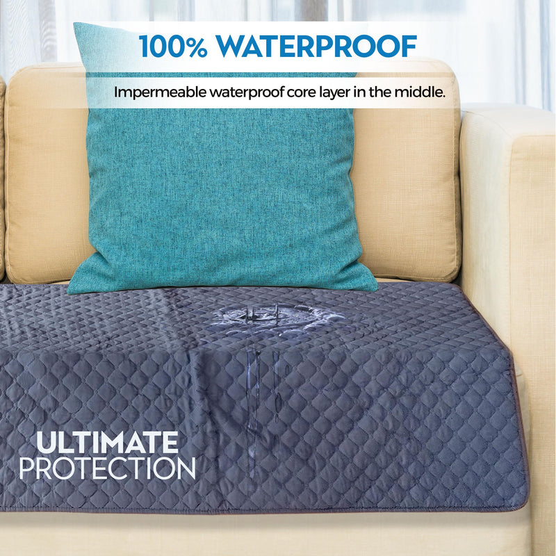 Waterproof Dog Blanket, Dog Blanket for car, Waterproof cat Bed, Pet Couch Covers, Waterproof Blanket for Sofa, Furniture Protectors, Outdoor Picnic, Incontinent Bed Protector, 7 Layers - PawsPlanet Australia