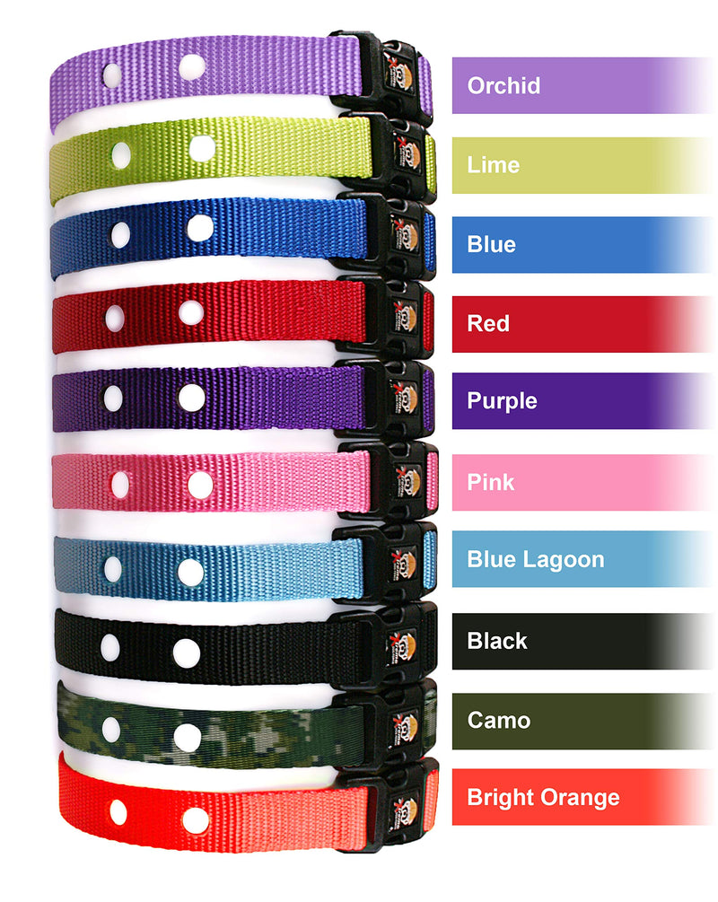 Black Heavy Duty Nylon Replacement Dog Collar Strap with RFA-67 Batteries - Compatible with Most PetSafe In-Ground and Wireless Fence Receiver Collars (Bundle 2)