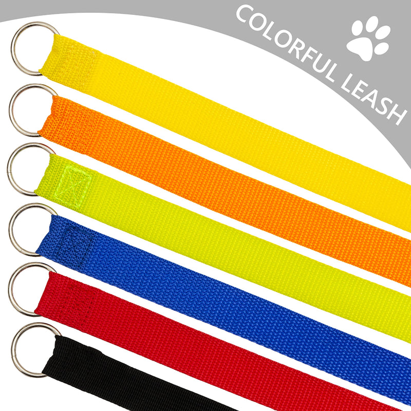 PETPMEEE Slip Lead Dog Leash, 6 FT Short Dog Leash with O-Ring for Walking Rescues Training Running Grooming Shelter, Strong Dog Leashes Control Small Meidum Large Dogs / Puppy 6 pack - PawsPlanet Australia