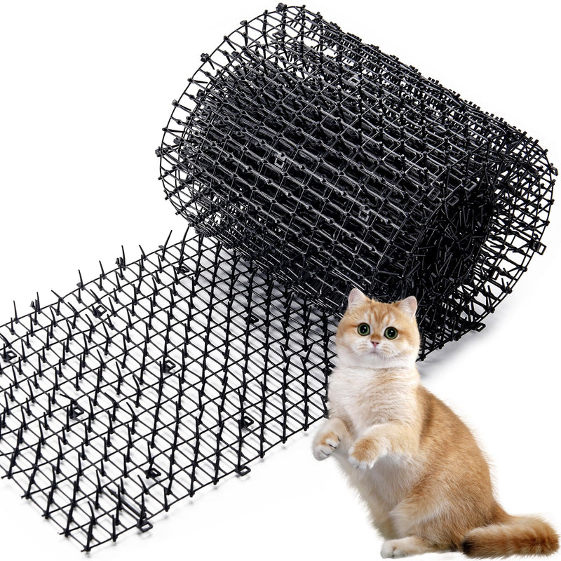 Toopify 6.5ft Scat Mat for Cats, Cat Scat Mat with Spikes Outdoor, Cat Spikes for Outside, Cat Deterrent Mat 1 Pack