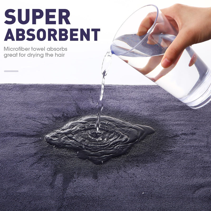 71 x 31.5'' Extra Large Dog Towels for Drying Dogs Large Absorbent Soft Microfiber Pet Grooming Towel Bath Towel for Large Dogs Dog Bath Supplies for Large Dogs, Grey - PawsPlanet Australia