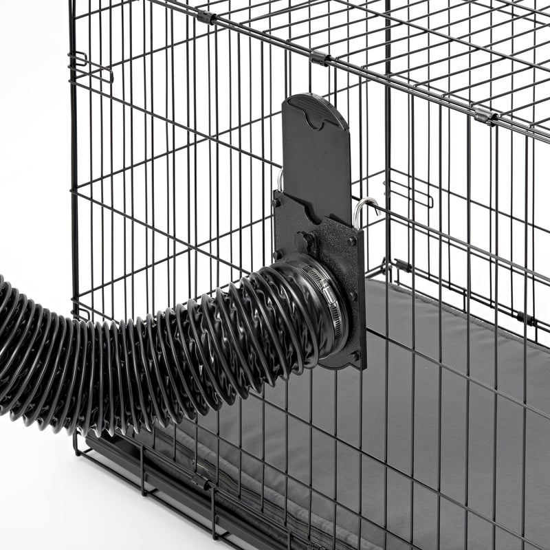 Dog Grooming Cage Dryer Hanger - Air Hose Cage Hanger with Door - Regulates Air Flow for Groomers - Compatible with B-Air Grizzly Duct Drying Kit - PawsPlanet Australia