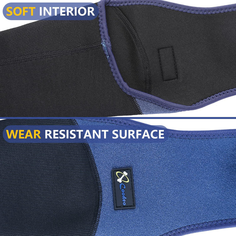COODEO Dog Recovery Sleeve, Pet Wounds Prevent Licking, Bite, Keep Dry, Abrasion Resistant Dog Recovery Suit, Washable Neoprene 2.5mm Thick and Waterproof, Cone Collar Alternative (S) S - PawsPlanet Australia